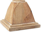 IMAX Mason Natural Wash Wood Candleholders - Set of 5 Vintage Candle Stands - Home Decor Accessory - Image 4
