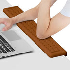 Leolee L-Shaped Desk Long Wrist Rest Elbow 60CM, Brown Arm Rest for Desk by Leolee