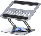 ORICO Adjustable Laptop Stand for Desk, 360° Rotating Base, ST12-Gray by ORICO