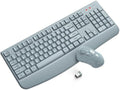 Wireless Keyboard and Mouse Combo, ULSOU 2.4G Full-Sized Ergonomic Computer Keyboard with Wrist Rest and 3 Level DPI Adjustable Wireless Mouse for Windows, Mac OS Desktop/Laptop/PC(Grey) by Unknown