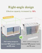 OlarHike 76QT Storage Bins with Lids for Home, Office, Closet, Dorm, 3 Pack - Image 5