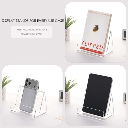 YUXUN Acrylic Cookbook Stand for Kitchen Counter - A4 Book Display - Image 5