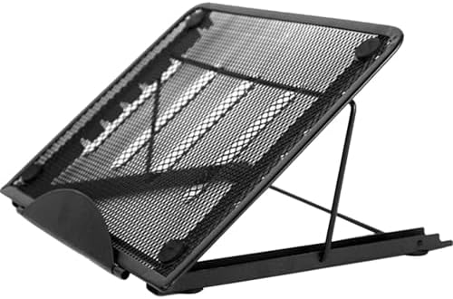 Foldable Skidding Prevented Tracing Holder Multifunction Laptop Bracket 6 Angle Points Adjustable for Diamond Art Painting (Black) - Image 2