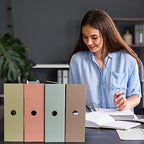 Colarr 24 Pcs Cardboard Magazine File Holder Book Bins, Fresh Color - Image 6