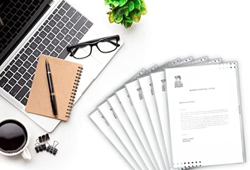 Frosted Clear Vinyl Folders, Heavy Duty Plastic Folders with Clear Front Pocket, Doctor Stuff, Letter Size L-Type Document Holder for Home, Office and Medical, Pack of 100 - Image 5