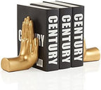 Danya B. NY8003GLD Contemporary Accent Book Shelf Decor - Hands Sculpture Bookend Set by DANYAB
