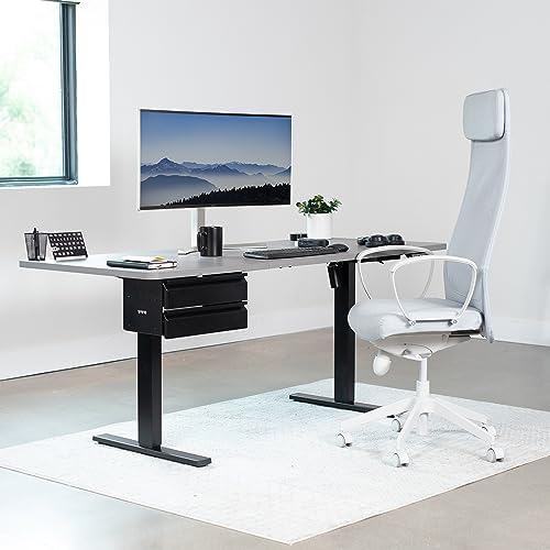 VIVO Black 16 in Slide Out Dual Tier Desk Drawer, DESK-DR02 - Image 2