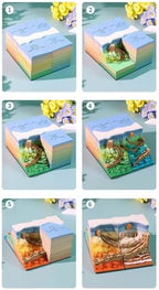 3D Memo Pad, 3D Calendar 2027, Time Piece Calendar, Tear-Off Calendars 2027, 3D Paper Carving Art Memo Pad, Art Carving Sticky Notes for Office Home Gifts Ornaments (The Great Wall) - Image 6