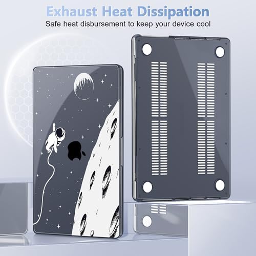 May Chen for 2026 MacBook Pro 14-inch M5 M4 M3 M2 M1 Pro/Max Chip, Release 2026 2025-2021, Model A3427 A3426 A3434 A3112 A3401 A3185, Plastic Hard Shell with Keyboard Cover, Astronaut Flight - Image 5