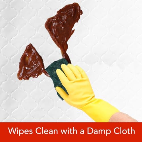 LAMINET Table Protector for Dining Room Table Quilted Table Pads 52x144 - Image 4