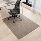 Office Chair Mat for Hardwood Floor, 48" x 30" Desk Computer Chair Mats for Hard Wood, Anti-Slip Easy Glide Rolling Floor Protector Mat, Dark Brown by Futurwit