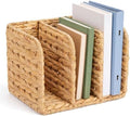 Novabright Wicker 3-compartment File Magazine Desk Holder, Suit for B5 by Unknown