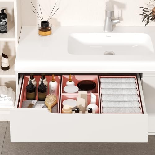 DIMJ Drawer Organizer Clothes Storage - 20 Pack Baby Dresser Organizer for Nursery, Foldable Closet Drawer Organizer Bins for Bedroom Organization, Fabric Storage Dividers for Socks, Underwears, Bras - Image 5