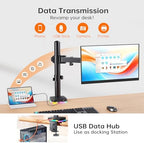 Afaloona RGB Convertible Laptop and Monitor Mount with USB Hub, Adjustable - Image 2