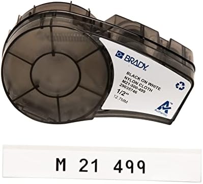 Brady Authentic Multi-Purpose Nylon Label Bundle for Wire Marking and Lab Labeling (0.5" and 0.375" Widths) - Image 2