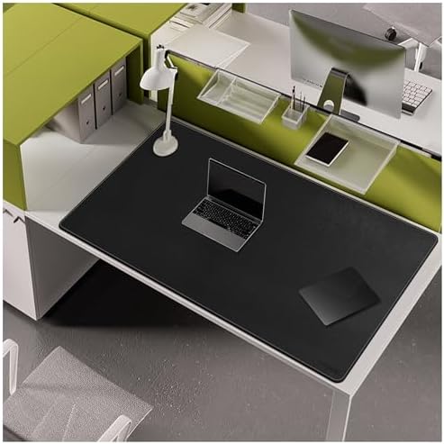 CENNBIE Leather Desk Pad Large, 47.2" x 27.5" Desk Mat Protector (Black) - Image 4