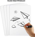 Dry Erase Lapboards, HERKKA 35 Pack Double Sided Dry Erase Lap Boards 9 x 12.5 Inch, 35 Markers, 35 Erasers, Small Dry Erase Boards for Students Classroom Teacher Supplies - Image 3