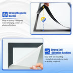 Magnetic Sign Holder & Picture Frame 8.5 x 11, 24 Pack - Image 3