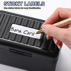 Fuutreo 12 Pack 3x5 Index Card Box Organizer Case with Lids, Bright Colors - Image 4