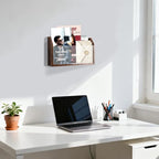 Wall File Holder & Organizer, Wall Mounted Magazine Holder, 2 Pack - Image 2