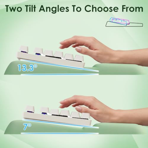 3-in-1 Ergonomic Keyboard Stand & Mouse Pad Set with Wrist Rest, Green - Image 3
