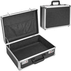 LOCKCURX File Organizer Storage Box, 16.9 x 12.2 x 6.3 Inch Metal Briefcase by LOCKCURX