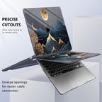 May Chen for MacBook Air 15 inch Case M5 M4 M3 M2 2026 2024-2023, Model A3448 A3241 A3114 A2941, Closes Seamlessly Hard Shell Laptop Cover with Keyboard Cover, Starry Mountain - Image 6