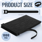 1000 Pcs Reusable Cable Ties, 8 Inches - Image 2