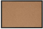 U Brands Cork Bulletin Board, 24'' x 36'', Black Wood Frame - Image 2