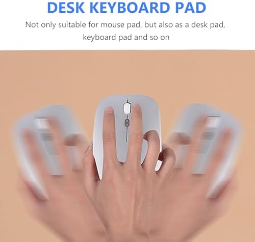 Double-Sided Desk Mat Large 90x45cm Non-Slip Pu Leather and Cork Desk Protector Writing Pad with Organizer Strap for Office and Home Workspace - Image 3
