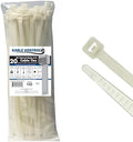 Kable Kontrol Cable Zip Ties, 20 Inch 100 Pcs HD 300lbs Test, Natural White by KABLEKONTROL%C2%AE