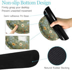 LIMKRIAN Floral Desk Mat Set, Cute Green Desk Accessories Gifts for Women - Image 5