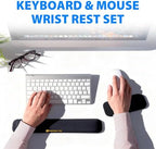 Cyberguys! Ergonomic Keyboard Wrist Rest and Mouse Pad Set - Image 3