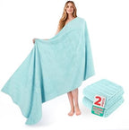 American Soft Linen 100% Cotton Luxury Turkish Towels, 2PC 35x70 Bath Sheet by AmericanSoftLinen