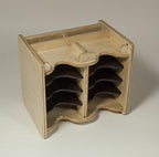 Colored Mini Sticky Notes Pad (10) and Pen Holder/Organizer (includes ten 1.5" x 2" pads) - Image 2