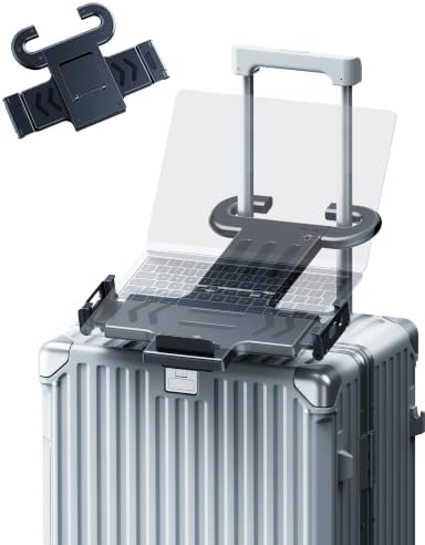 Ergonomic Adjustable Luggage Laptop Stand - 6 Angle Adjustment by Yotnufy