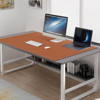 Mydours 55" x 28" XXL Large PU Leather Desk Mat, Gaming Mouse Pad, (Brown) - Image 5