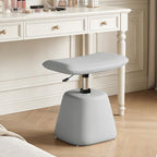 PU Leather Ottoman for Small Space, Swivel Vanity Stool with Adjustable Height,Upholstered Ottoman Foot Rest Under Desk for Living Room, Bedroom, Entryway by Goodfurnituretodecorateyou