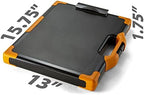 Officemate Carryall Clipboard Storage Box, Letter/Legal Size, Black and Orange (83326) (Pack of 6) - Image 2