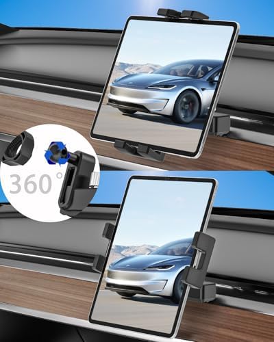 for Tesla Tablet Mount Phone Holder, for Tesla Model 3 Y Car Air Vent Accessories, for 4-11" Device Like iPad Pro, Air, Mini, iPhone, Galaxy, [ONLY FIT for 2017-2022 Model 3, 2020-2023 Model Y] - Image 4