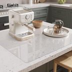 Clear PVC Mat 3x3ft, 2mm Thick Soft Vinyl Mat for Countertop, Table or Hard Floor, Scratch-Resistant, Waterproof, Easy to Clean, High-Resilience（36x36 inch by ZPAIAreaFloorProtector