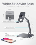 elitehood Aluminum iPad Stand for Desk, Ultra-Stable iPad Holder Stand - Image 3