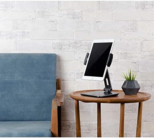 KABCON Tablet Stand,Tightness Adjustable Aluminum Alloy Tablet Stand for Desk, 360° Swivel Foldable Tablets Stands Dock for 4''-14''Tablets/Phone, iPad Series,Samsung Galaxy Tabs,Kindle Fire,Etc. - Image 6