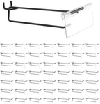 Polmart Heavy Duty 8" Pegboard Double-Bar Hooks (8-inch, 50-Pack) by Polmart