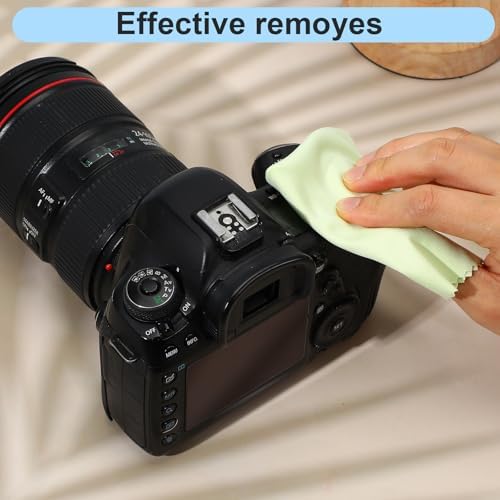 300 Pcs Glasses Cleaning Cloth Microfiber Glasses Wipes Assorted Colors Cloth for Cleaning Eyeglasses Camera Lens Cell Phones Laptops LCD TV Screens and More, 6 x 7 Inch(Mixed Color) - Image 5