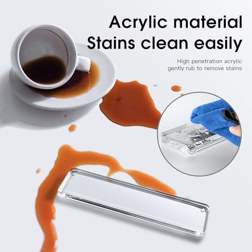 Clear Acrylic Keyboard Wrist Rest,Mechanical Keyboards Ergonomic Palm Rest - Image 3