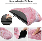 Mouse Pad Wrist Support, Laokiiy 2 in1 Keyboard Wrist Rest+ Ergonomic Mouse Pad, Non-Slip Wrist Rest for Computer Keyboard, Made Easy Typing & Relieve Wrist Pain(Rose Gold Pink Marble) - Image 4
