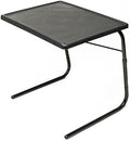 Table-Mate TV Tray Table | Portable Desk Folding Dinner Tray, Couch Table Trays for Eating Snack Food, Portable Laptop Desk, Bed Trays for Eating | Adjustable TV Trays with 3 Angles and Cup Holder by Table-Mate