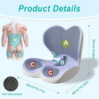 Seat Cushion for Office Chair, Ergonomic Cushion with Lumbar Support Pillow - Image 2