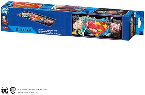 Subsonic DC Comics Superman XXL Mouse Pad 35x16 in Extra Large Mousepad - Image 6